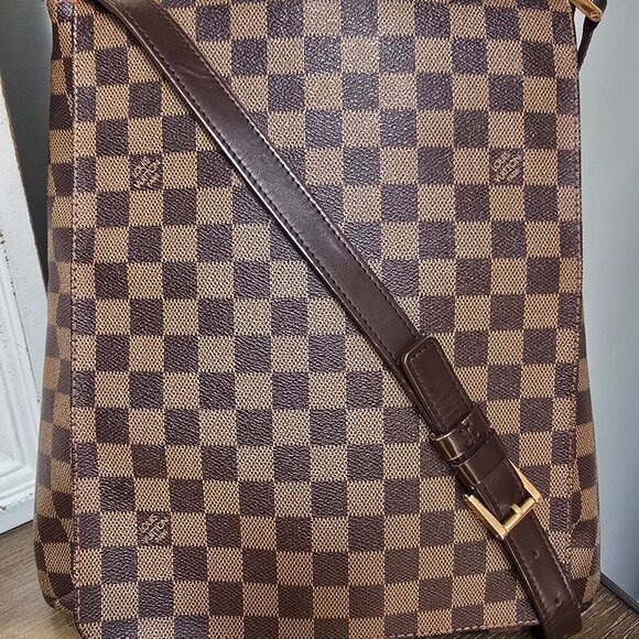 Musette Salsa GM Damier Ebene Louis Vuitton (with long strap) - Picture 1 of 16